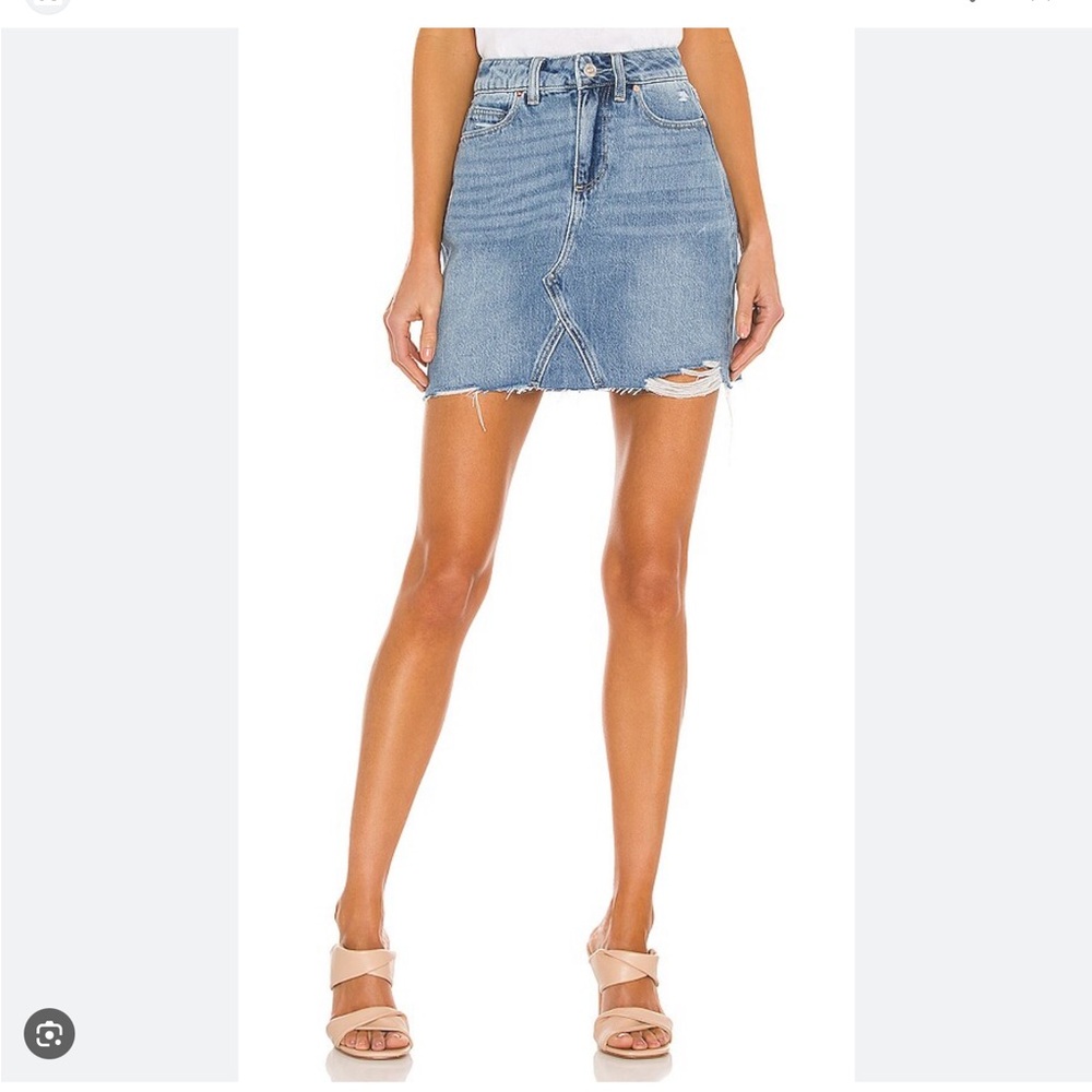 PAIGE Aideen Denim Skirt EUC Size 27